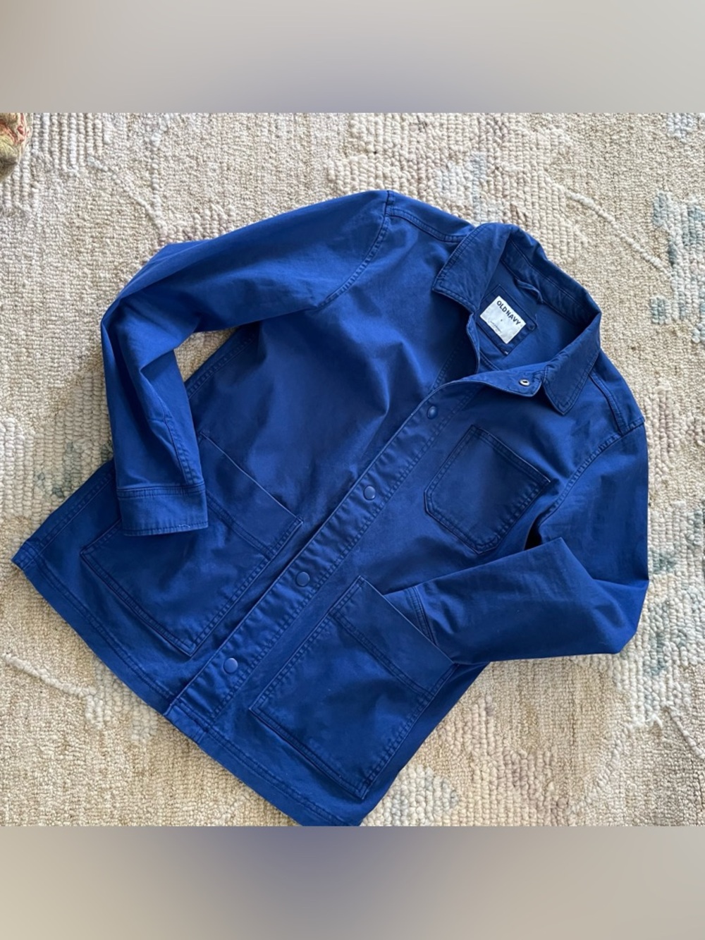 Classic blue chore jacket. Small.
